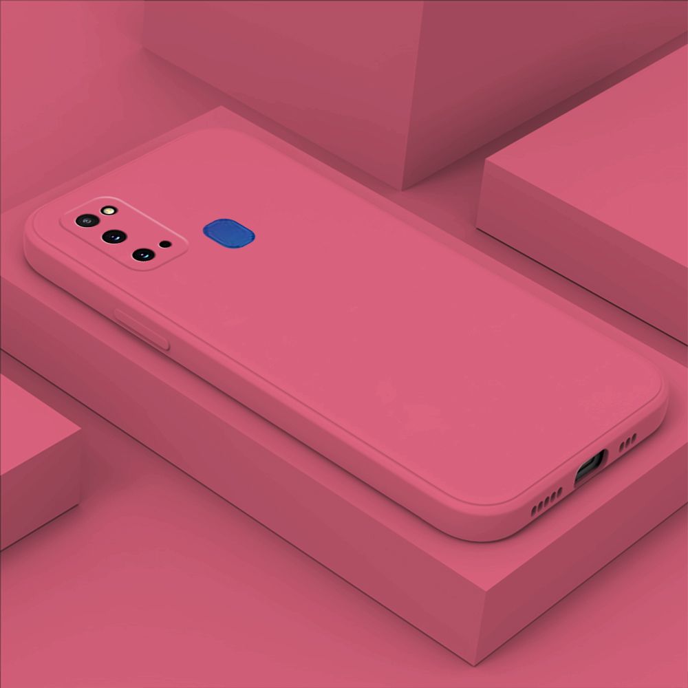 ZeroQiQi for Samsung M31 Case Simple Candy Color Back Cover Soft Liquid Silicone Protective Phone Cases