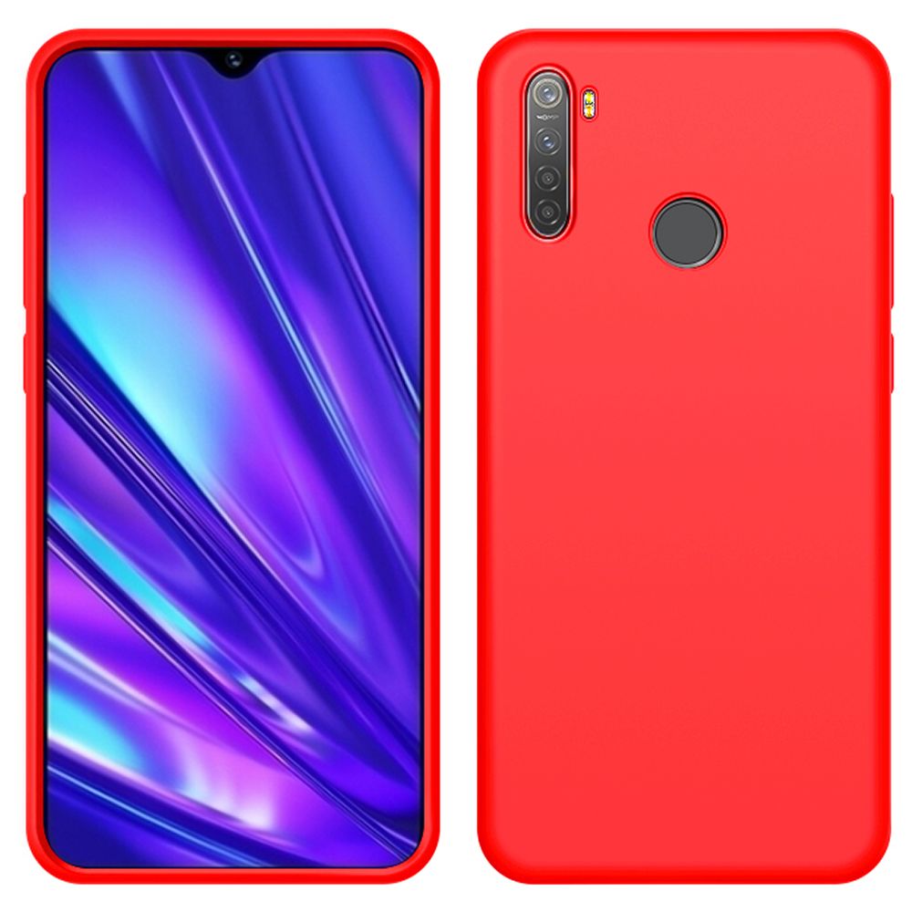 Liquid Silicone Soft Cover For OPPO Realme 5 Pro Shockproof Phone Case