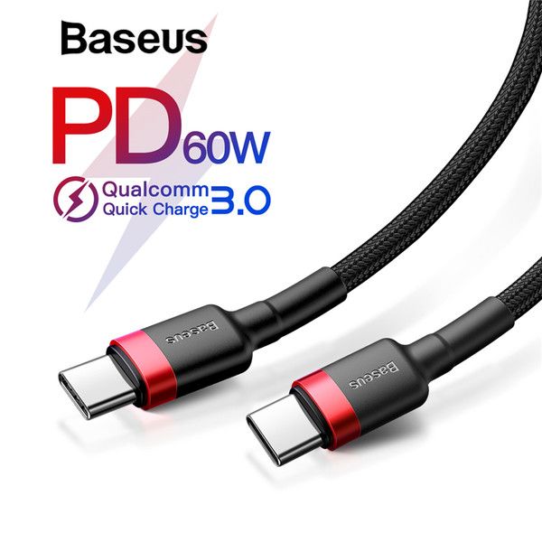 Baseus usb টাইপ c থেকে usb 60w চার্জ কেবল