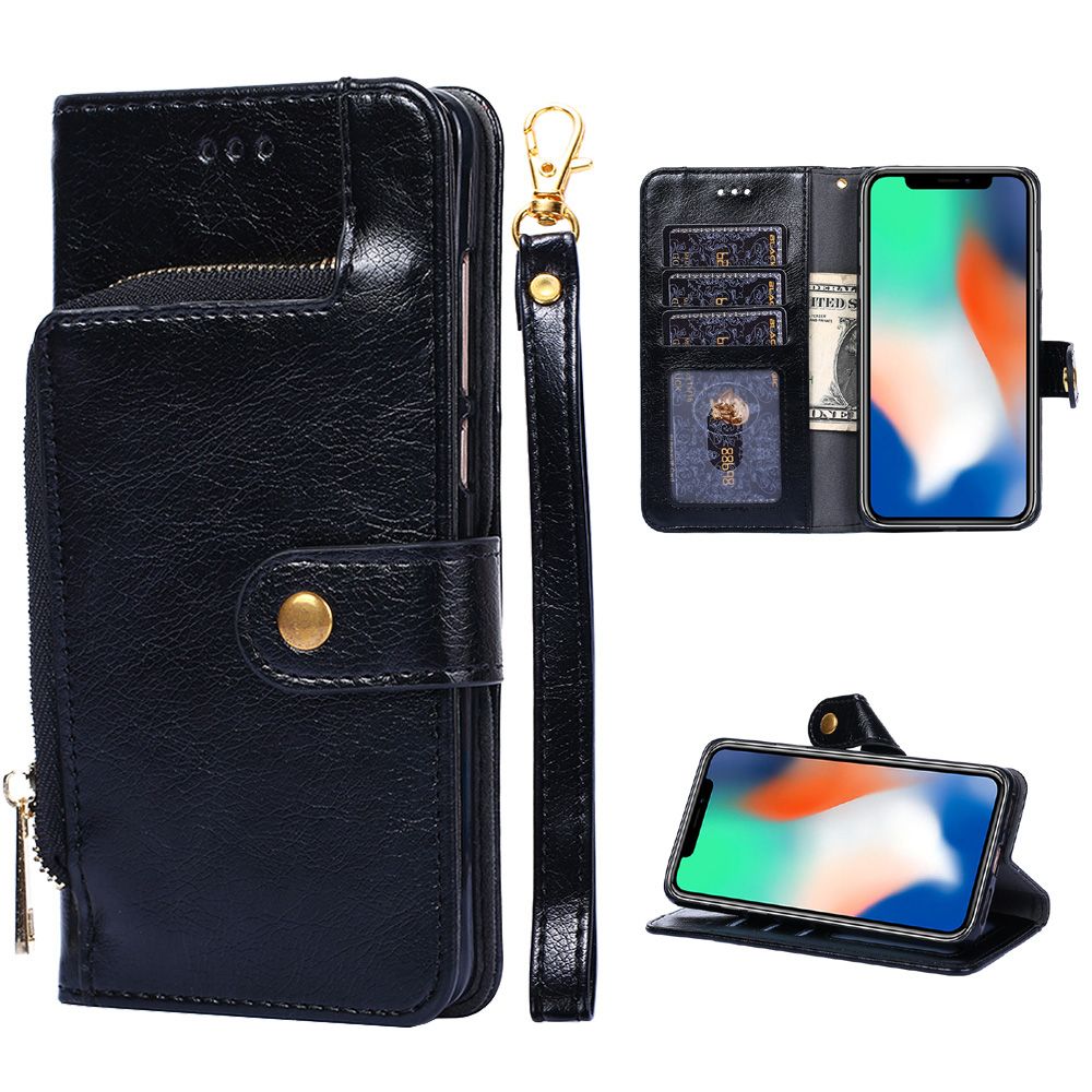 Case For  OPPO Reno 5 Pro 5G Casing Wallet Flip Leather Case Phone Case TPU Back Cover Zipper Card