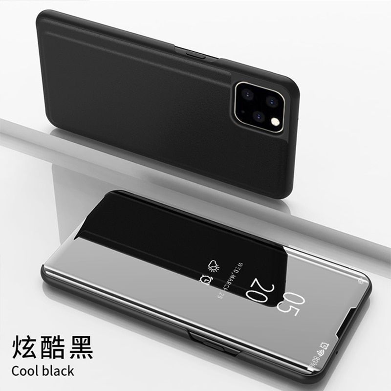 Luxury Smart Mirror Phone Case For iPhone 13 12 Pro Max 11 7 8 6 6S Plus XS Max XR XS X SE 2020 Support Flip Protective Cover
