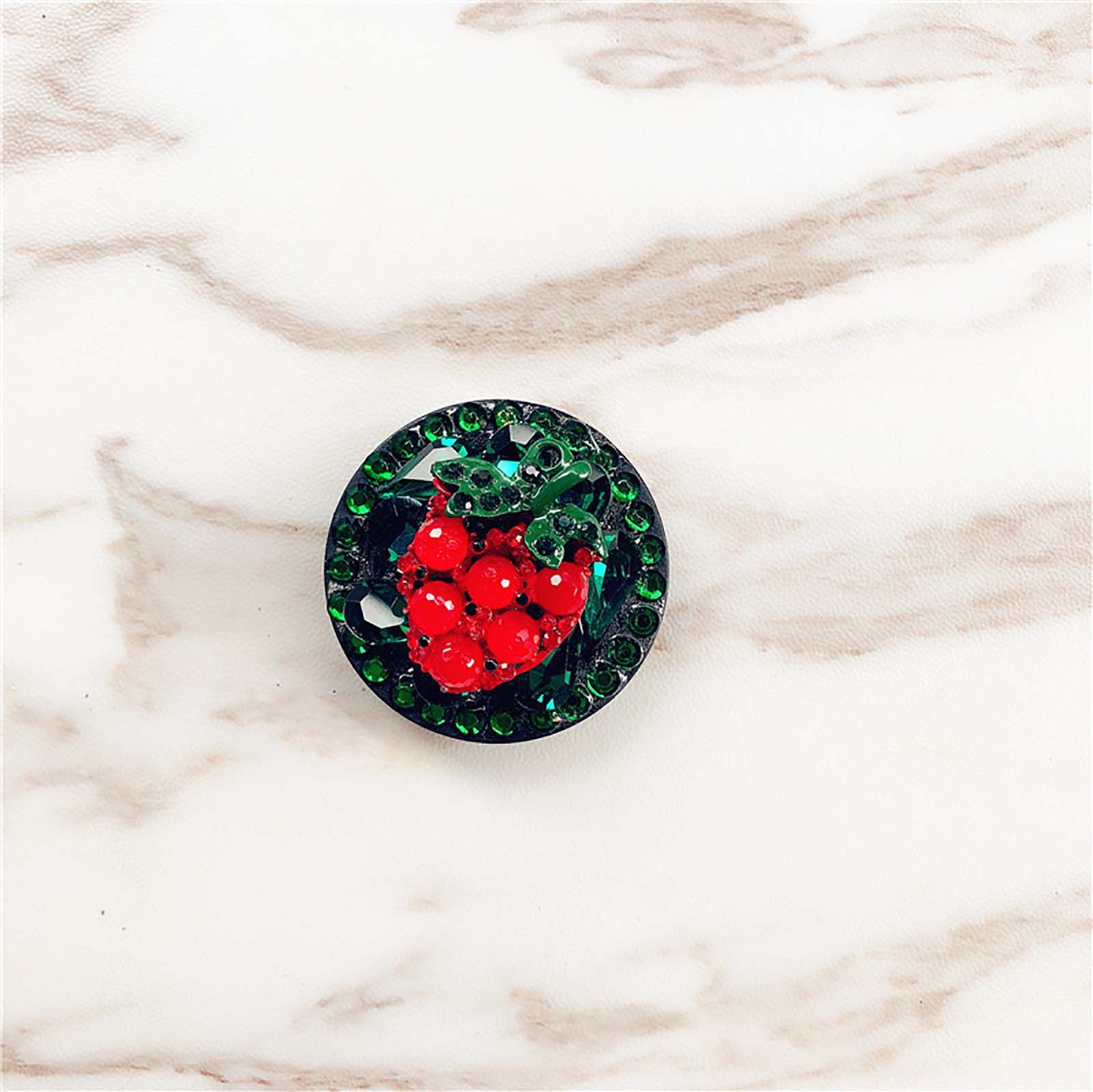 With rhinestone ring buckle creative personality mobile phone new buckle type paste lazy bracket drill diamond tide with nice material