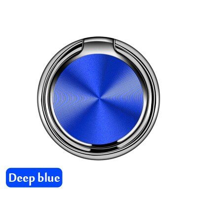 Luxury Metal CD Mobile Phone Holder Magnetic Car Stand Accessories Universal Telephone Finger Ring Holder Black For Mobile Phone