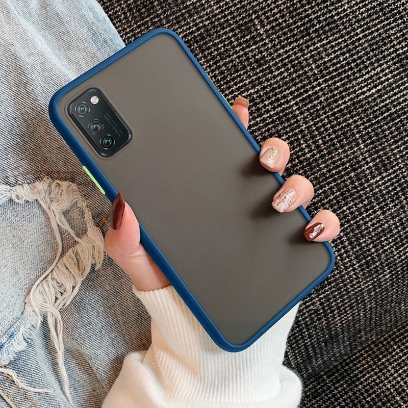Samsung Galaxy A51 Luxury Premium Quality Shockproof matte frosted and smoky transparent phone Back Cover