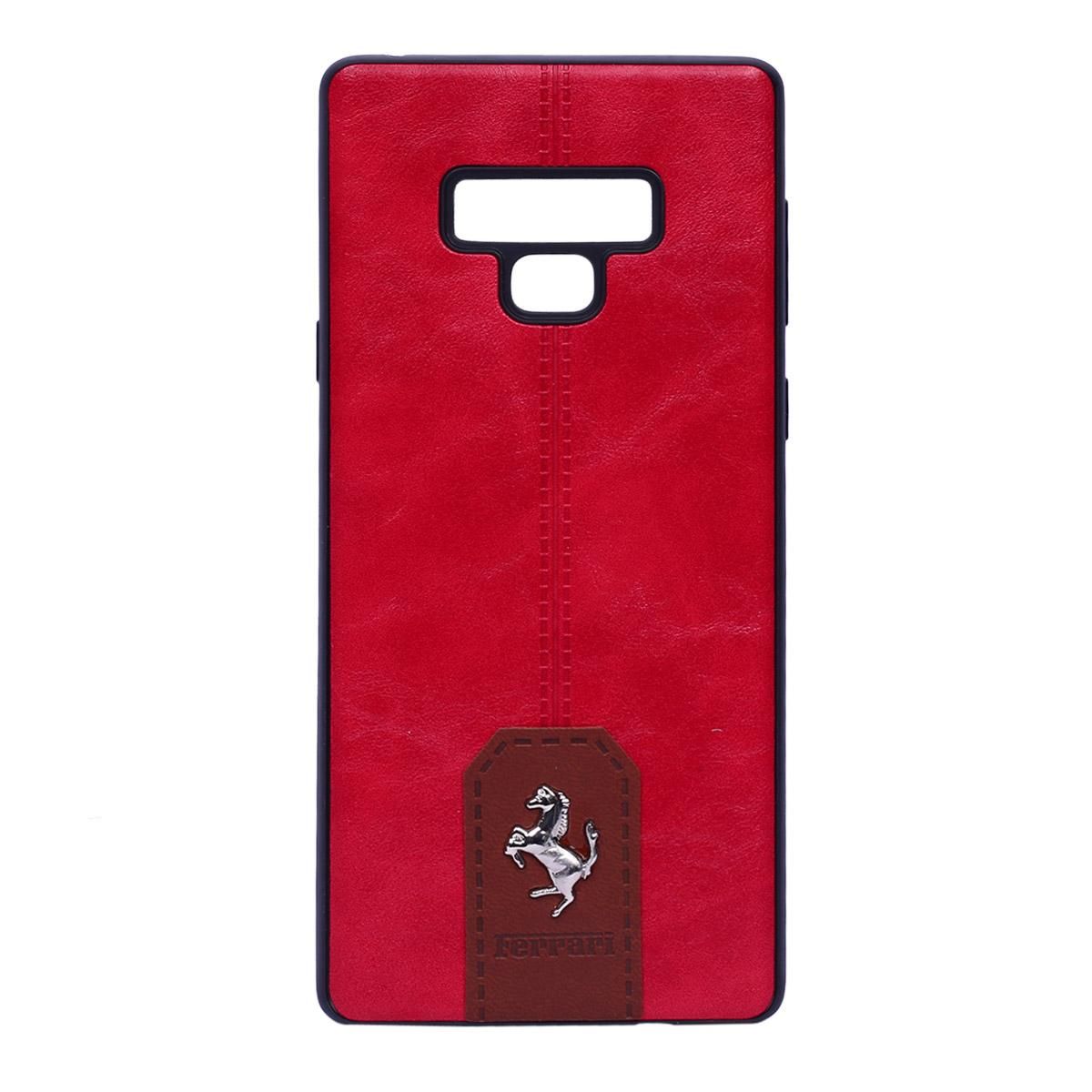 Ferrari Leather Back Case for Samsung Note 9