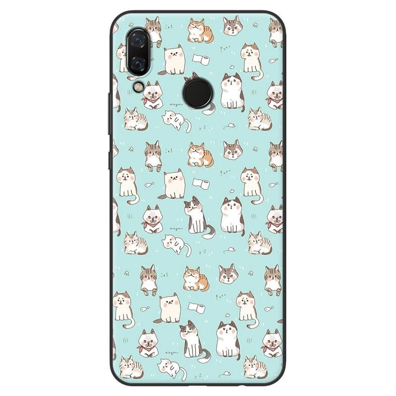 Cartoon Print Soft TPU Silicon Shockproof Case for Huawei Nova 3i