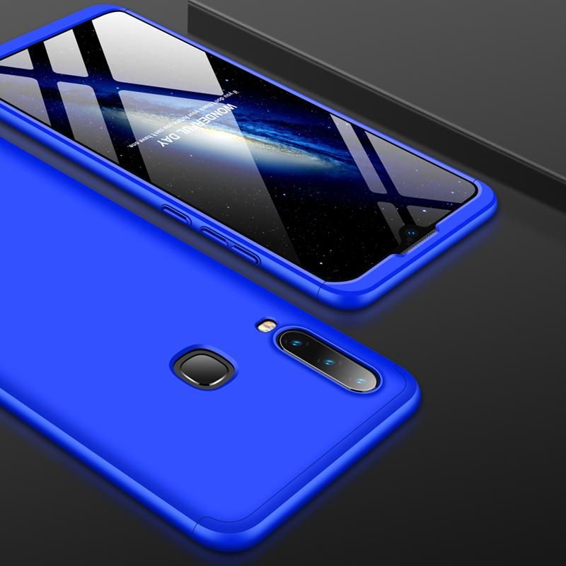 3 in 1 Case For Vivo Y17 / U10  / Y15 Cover Case 360 Degree Full Protection Hard PC Phone Back Cover For Vivo Y12 / Y11 2019 Case Matte Coque