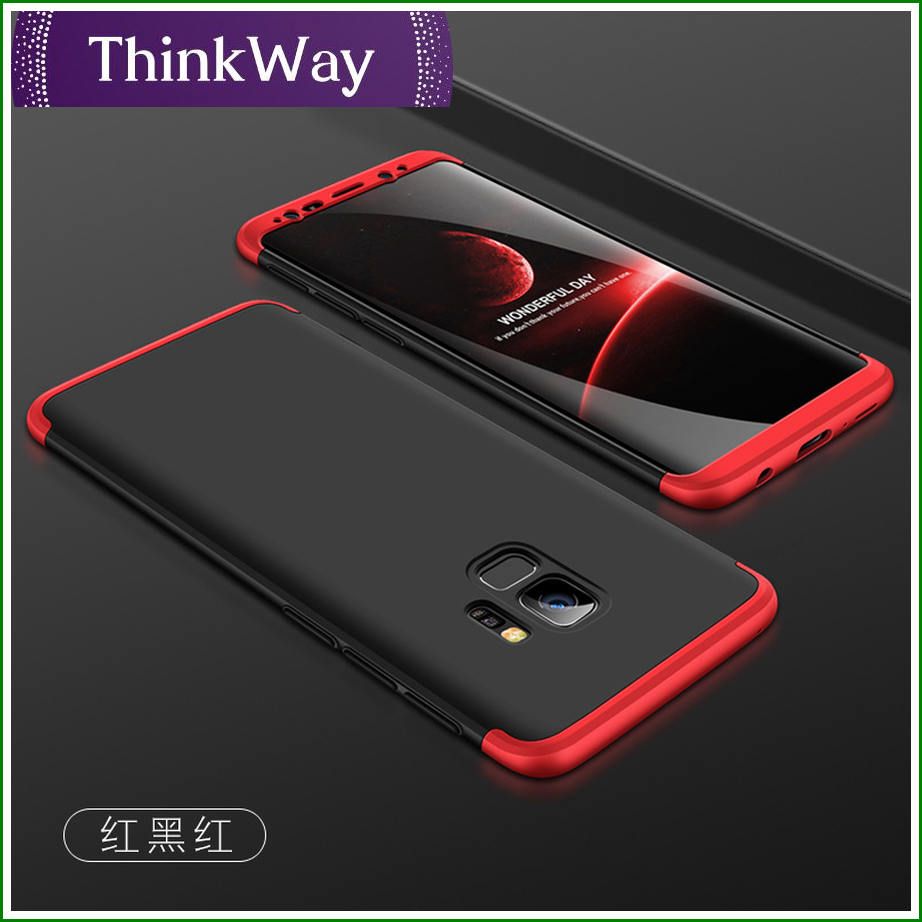 Case, 360 degree Black Protection Matte Ultra Slim Cover PC Hard Case Body Protection Scratchproof Cover 360 degree Full Cover For Samsung S7 & Samsung S7edge