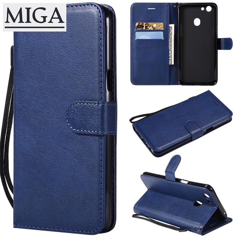 Phone Casing for Oppo F5 (6.0"), Flip Style Classic Solid color Phone Cover (PU leather and soft TPU) Card Slots Stand Function Succinct Protection Wallet
