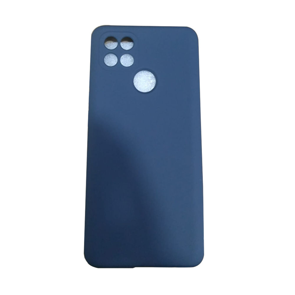 Silicon Soft Mobile Cover Case For Poco M2 - Navy Blue