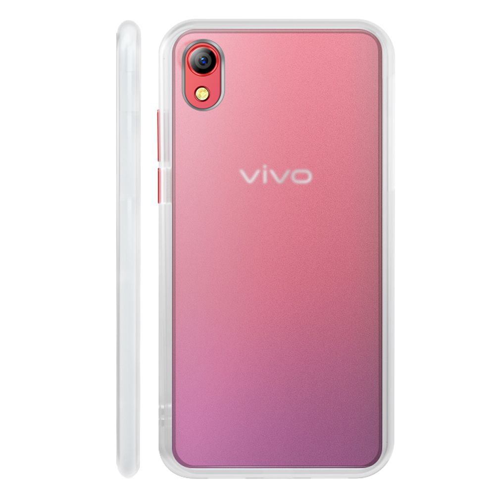 Shockproof Matte Transparent Case For VIVO Y91 Phone Case Hard Silicone Bumper Cover