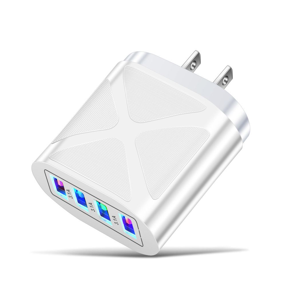 USB Type C More Charger USB Cable 5V 3.1A 4USB Wall Charger Quick Charge USB 3.0 Universal Power Adapter Travel Charger