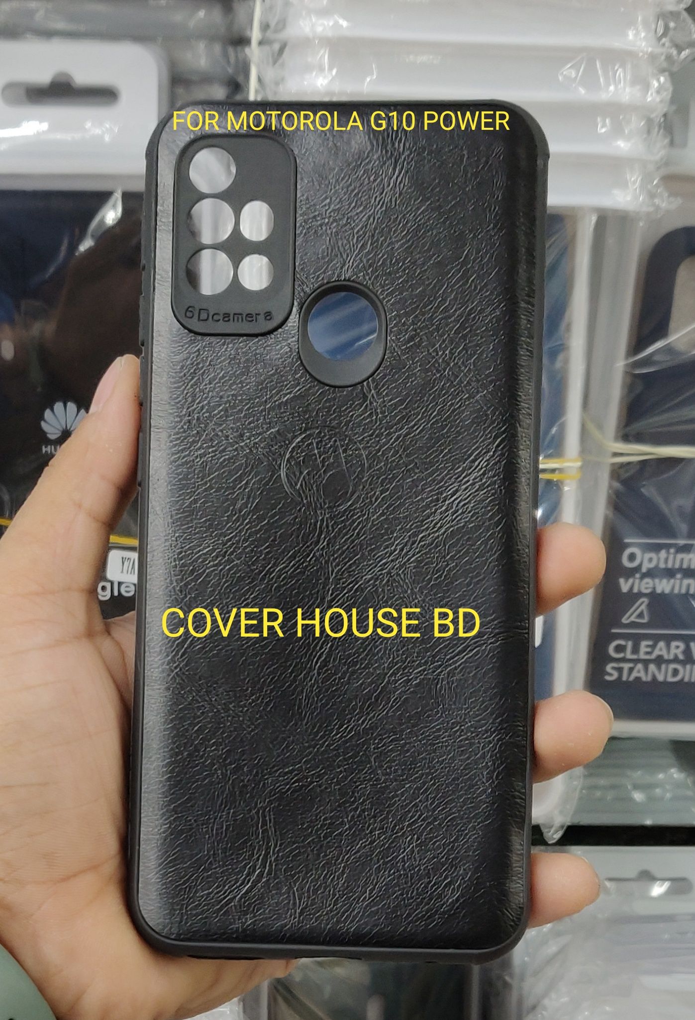 For Motorola G10 POWER   Artificial Leather  Silky And Soft-Touch Finish  Soft Leather Cover