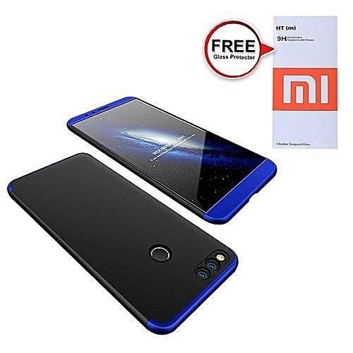 GKK 360 Degree Phone Case with Free Glass Protector for Xiaomi Mi A1