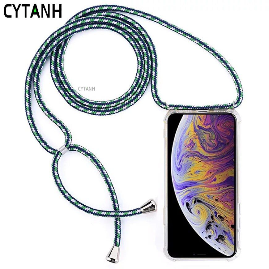Cross Shoulder Strap Clear Case for Samsung Galaxy A7 2018 A750 A7 A5 A3 2017 J7 J5 J3 2016 J4 J6 Plus J7 J5 Prime Lanyard Cover