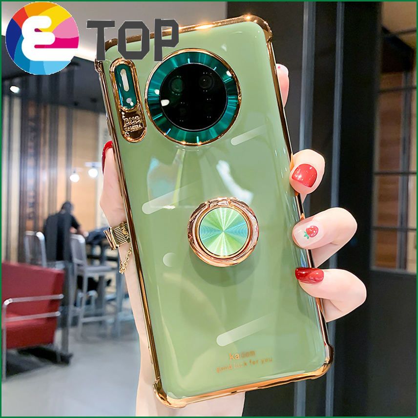 Huawei mate30pro mobile phone shell anti-fall mate30 ring bracket suitable for mate20 silicone 5g version curved screen