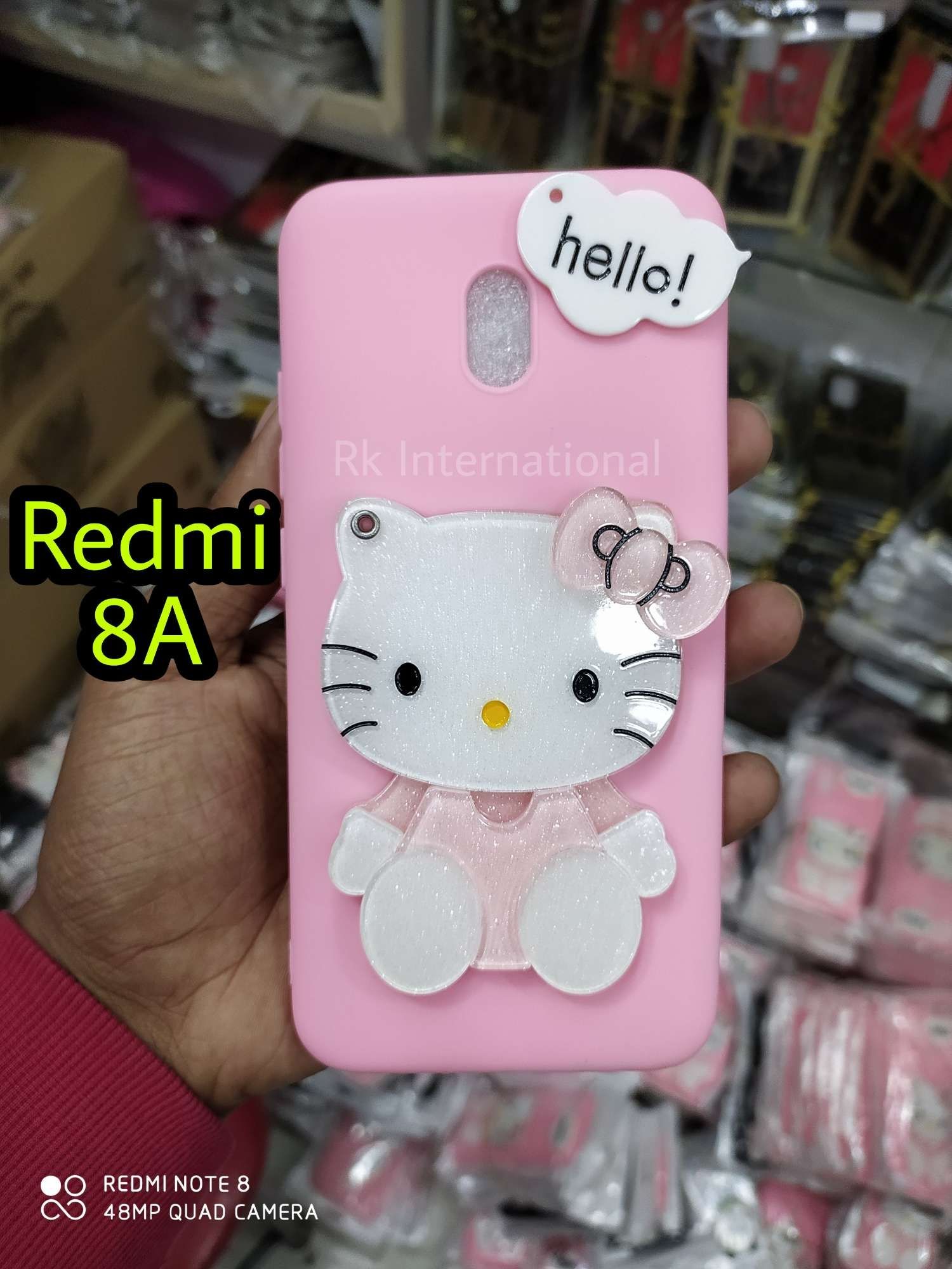 Hello Kitty Mirror case back cover For Xiaomi Redmi 8A