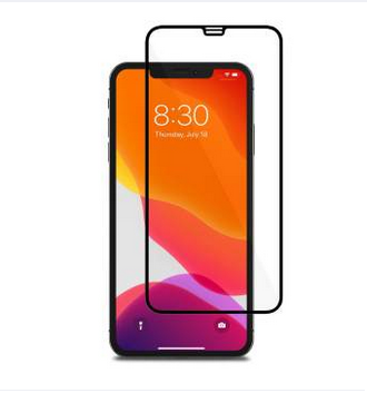 Apple iPhone 11 Pro Max 6D/9D/11D 9H Tempered Glass Screen Protector  -Black