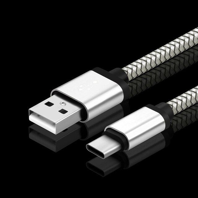 USB Type C Cable For Samsung S21 S21 Ultra S21+ 5G S20 Huawei P30 P40 Pro Fast Charge Type-C Mobile Phone Charging USB-C Cable