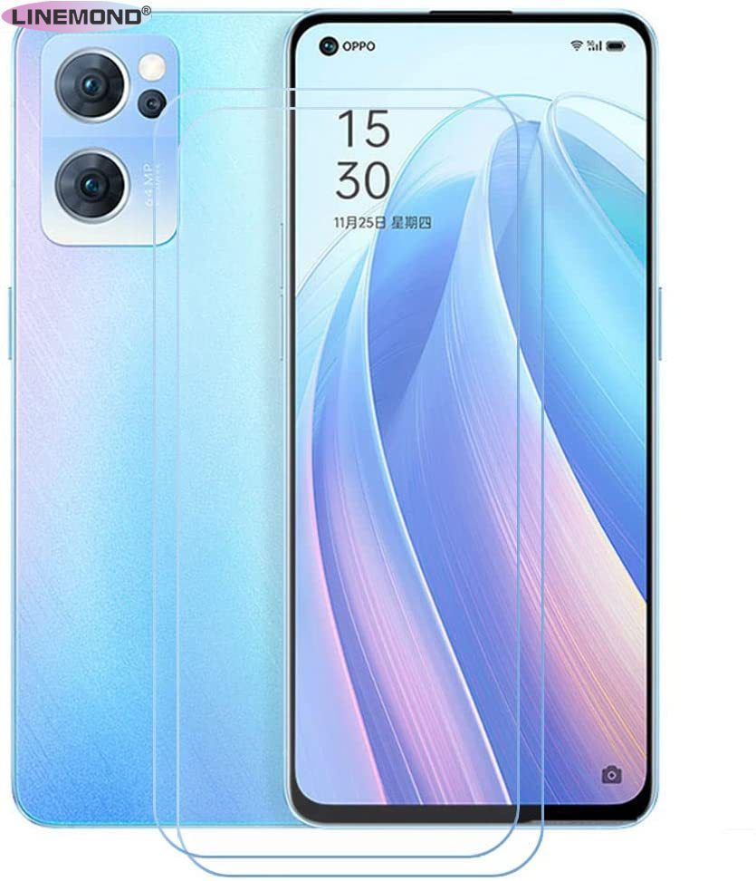 (2-Pack) Screen Protector for Oppo Reno 7 SE 5G, Anti Scratch 9H Hardness Protective Film Premium HD Clarity Tempered Glass Friendly Designed for Oppo Reno 7 SE 5G (6.43#34;)