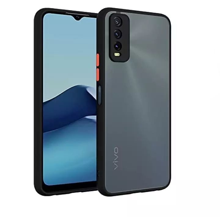 Matte Finish Back Cover For Vivo Y20/Vivo Y12s/Vivo Y20i/Vovo Y20g - Camera