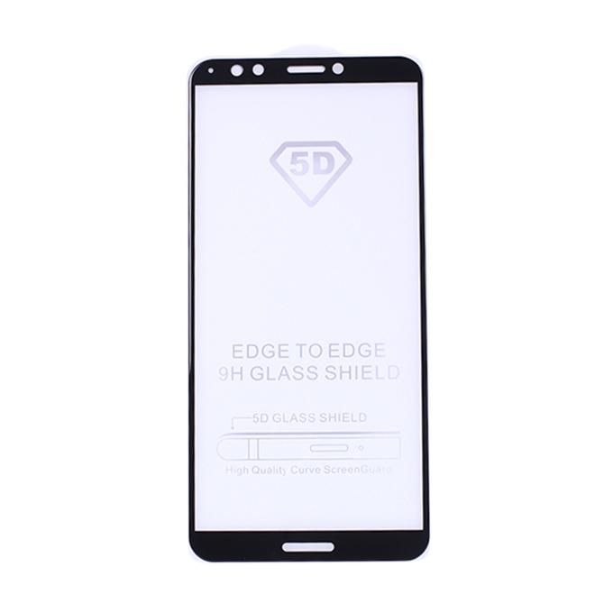 9H Glass 5D Curve Screen Guard for Huawei Y7 Pro 2018 - Black