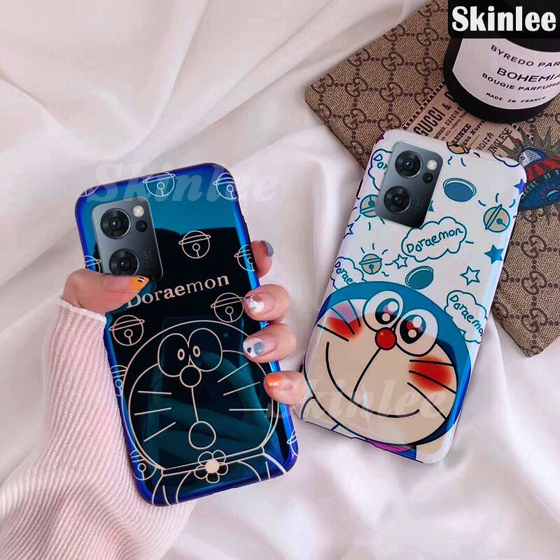 Phone case OPPO Reno 7 Back Cover Cute Doraemon Design Couple Soft Back Cover OPPO Reno7 Phone case
