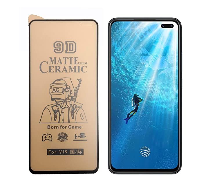 For Oppo F17 Pro Ceramic Matte Finished Tempered Glass Screen Protector - Clear