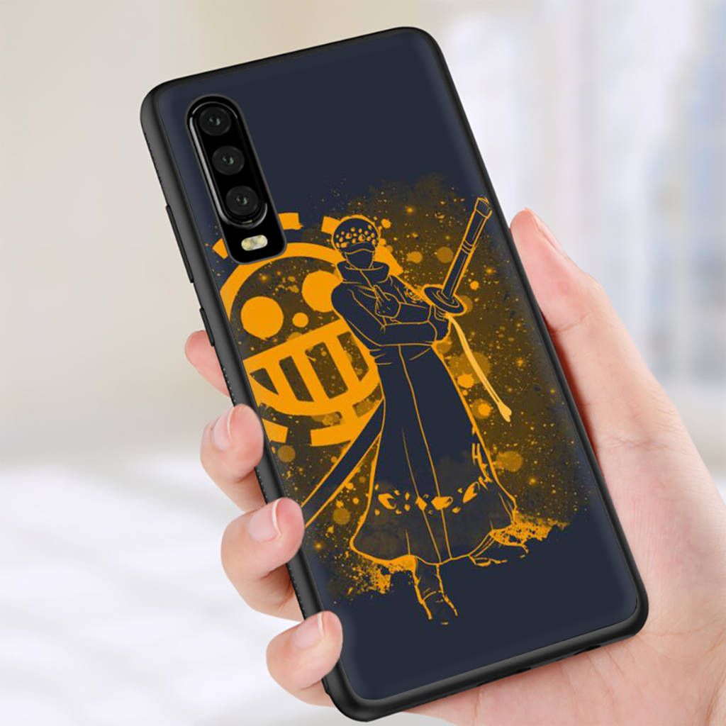 One Piece Trafalgar Law Logo Silicone Soft TPU Phone Case Cover for Huawei Nova 3i 5T 7 SE Mate 20 P20 P30 P40 Pro Max Lite P Smart Z