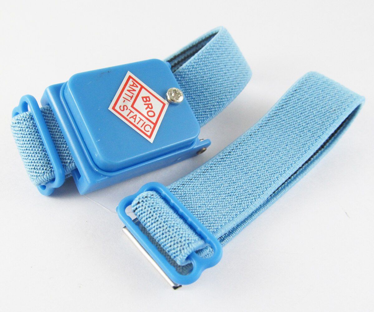 10pcs Blue Anti Static Antistatic ESD Wrist Strap Cordless Wireless Wrist Strap