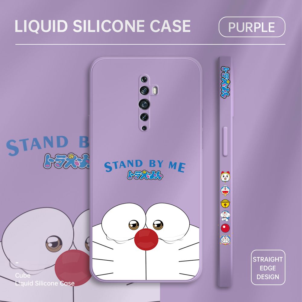 ZeroQiQi for OPPO Reno 2F Case Cartoon Weeping Cat Phone Cover Soft Full Lens Protection Casing Ultra Thin Soft Liquid Silicone Phone Cases