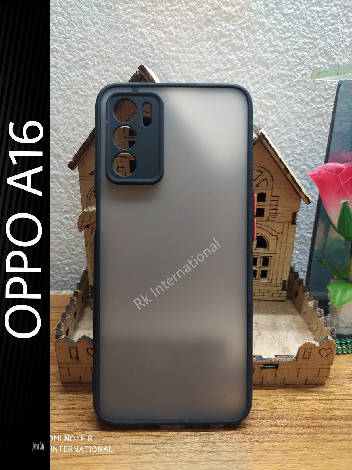 Shockproof Camera Protection Matte Finish Case Back Cover FOR OPPO A16