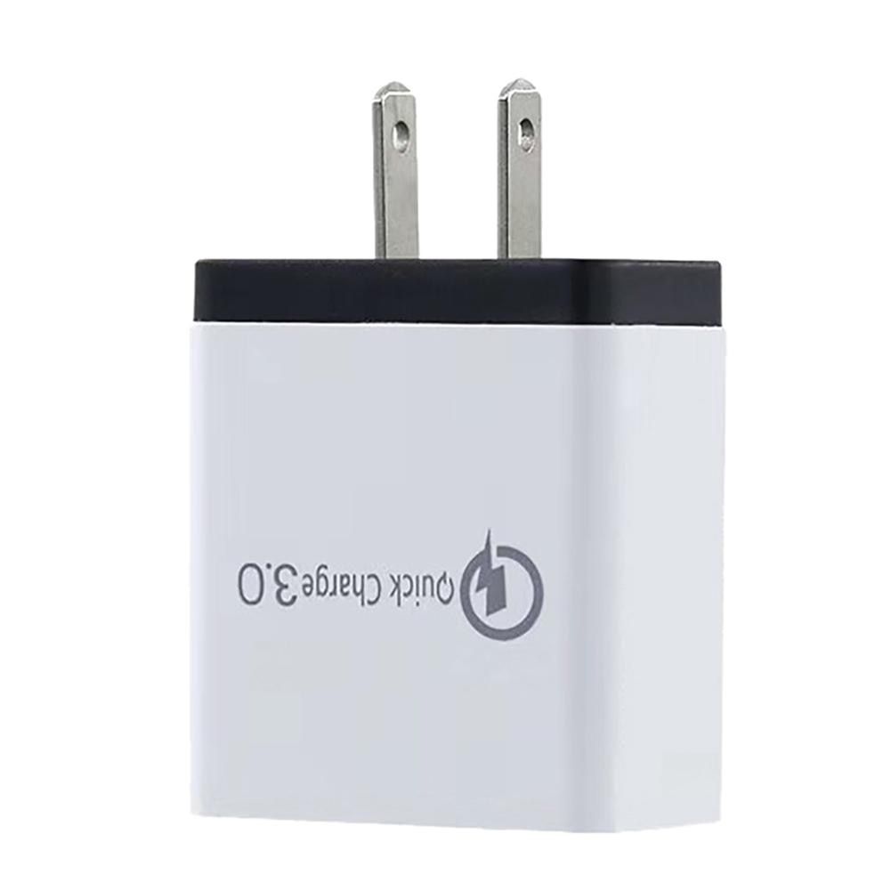 EU/US Plug 4 USB Ports QC3.0 Fast Charging Travel Wall Charger Power Adapter