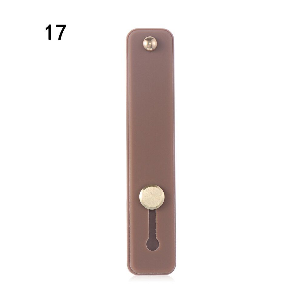 cute Color Finger Ring Holder Silicon Phone Hand Band Holder For iPhone Wristband Strap Push Pull Grip Stand Bracket Wholesale