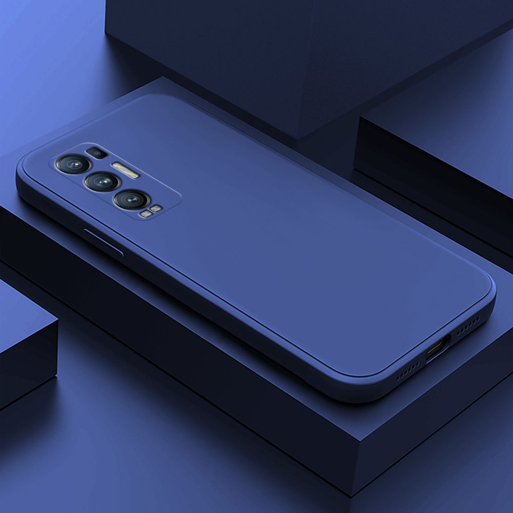 Hontinga for OPPO Reno 5 Pro Plus 5G Case Thin Soft Luxury Square Liquid Silicone Phone Case Candy Cover
