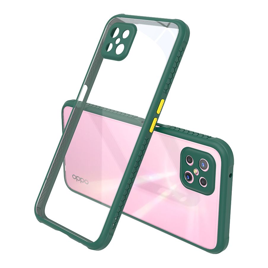For OPPO A92s Camera Lens Protection Design Transparent Protective Shell  Suitable case