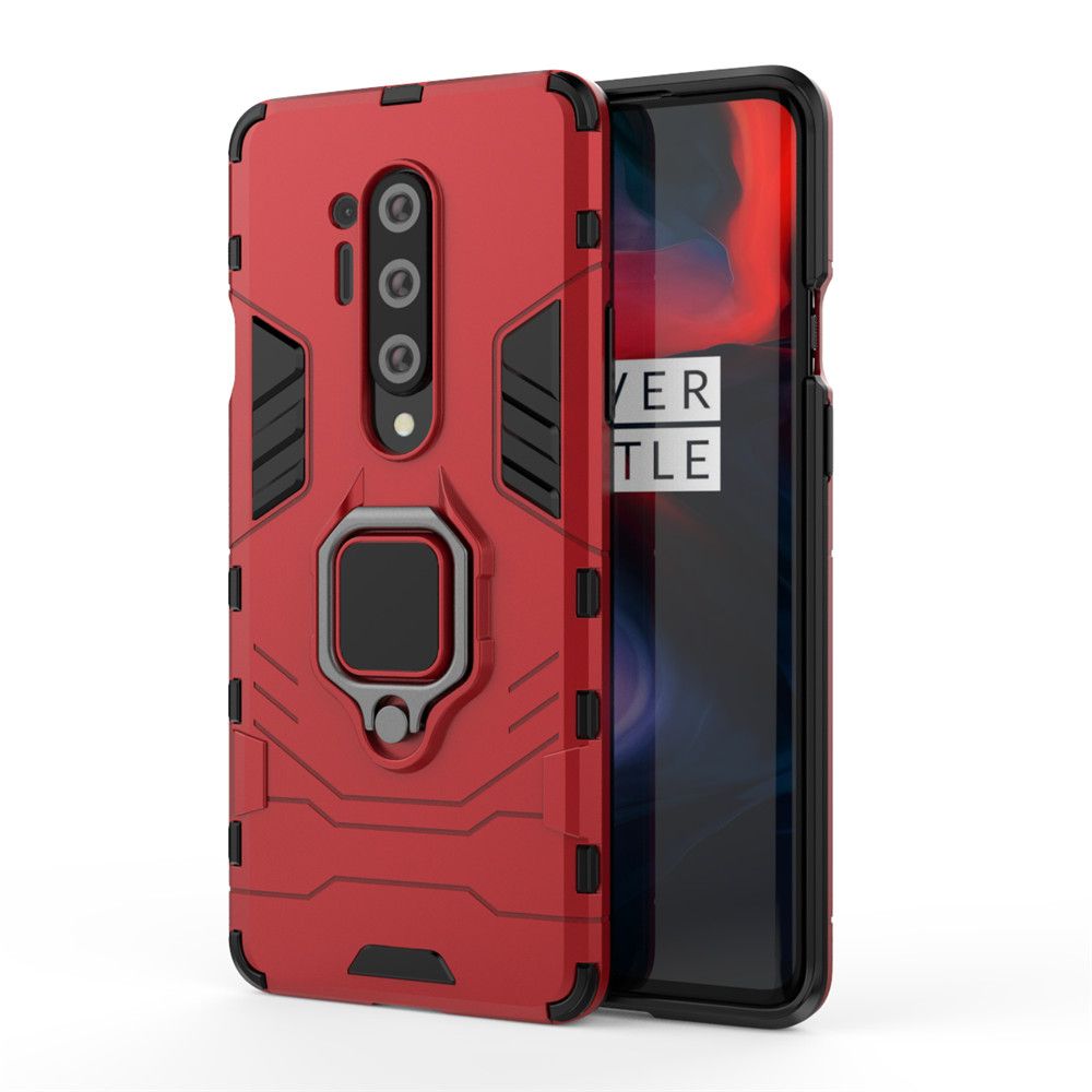 For OnePlus 8 Pro Case Slim Heavy Duty Hardcase Camera Protection Back Cover with Ring Stand