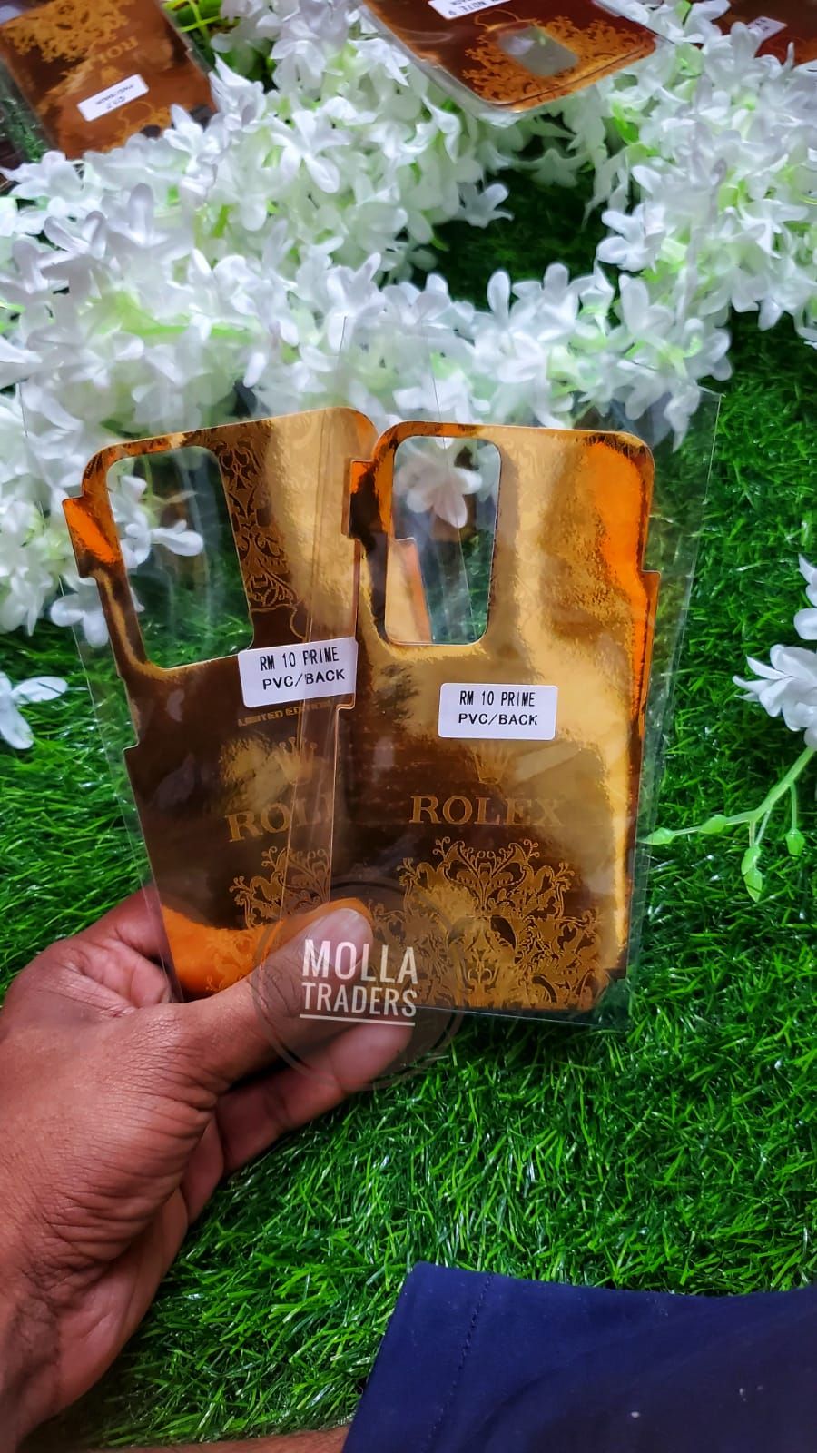 For Xiaomi Redmi 10 Prime Mobile Back sticker {24K limited gold edition Rolex_sticker }