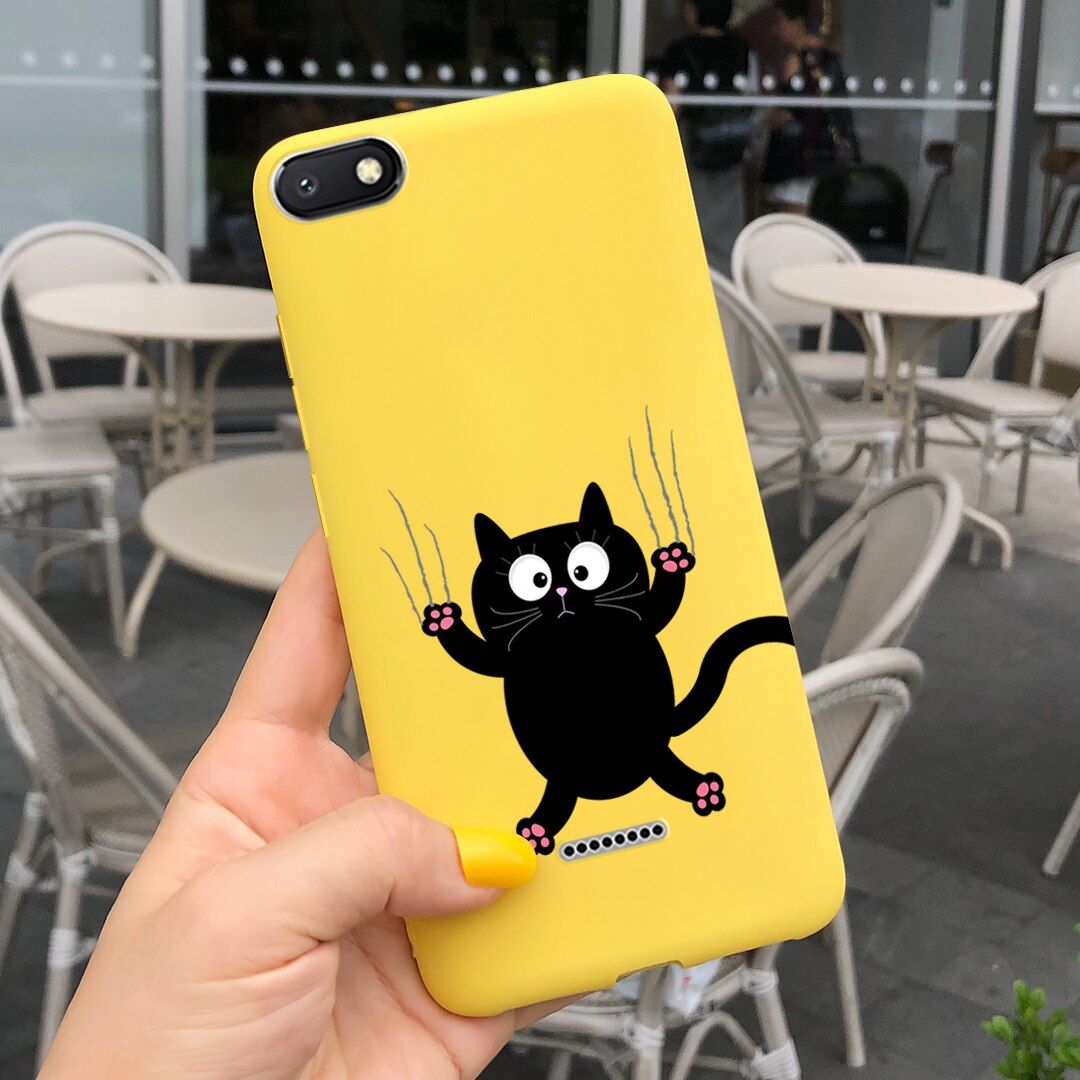 Silicone Case For Xiaomi Redmi 6A Cover Redmi 6A A6 Cute Cartoon Soft TPU Bumper On Funda Redmi6A Coque Xiaomi Redmi 6a 6 a Capa