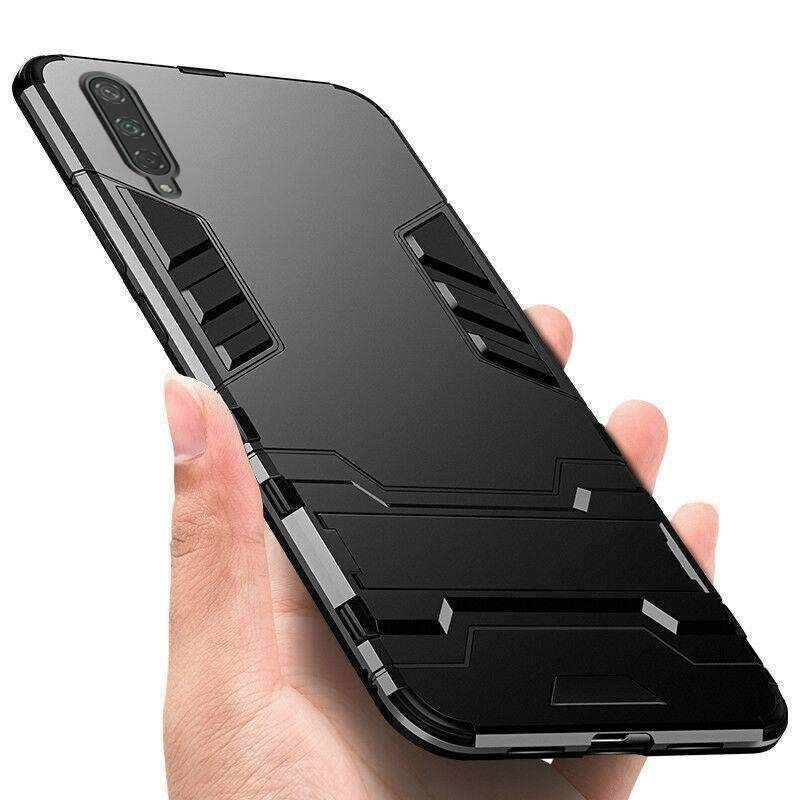 For Huawei Y9S Cover Shockproof Hybrid Armor Stand Holder Design Phone Case Hard Plastic Soft TPU Silicone Bumper Protective Back Cover