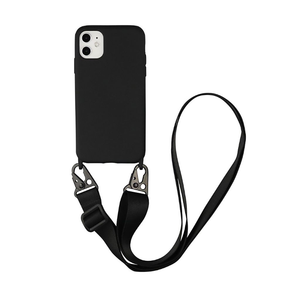 Silicone Lanyard Phone Case For iPhone 12 13 11 Pro Max 7 8 Plus X XR XS Max Ultra Cover With Neck Strap Crossbody Necklace Cord