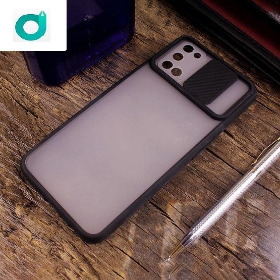 Oppo A52 Camera Protection Shutter Translucent Back Cover Case