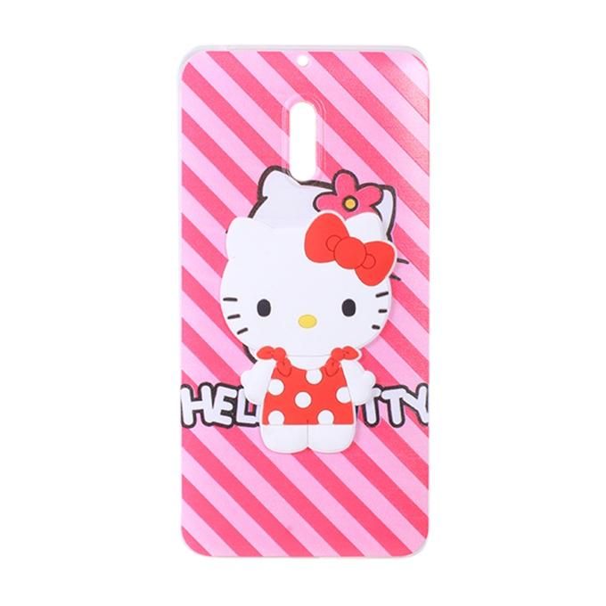 Full Body Protector Back Case for Nokia 6 - White And Pink