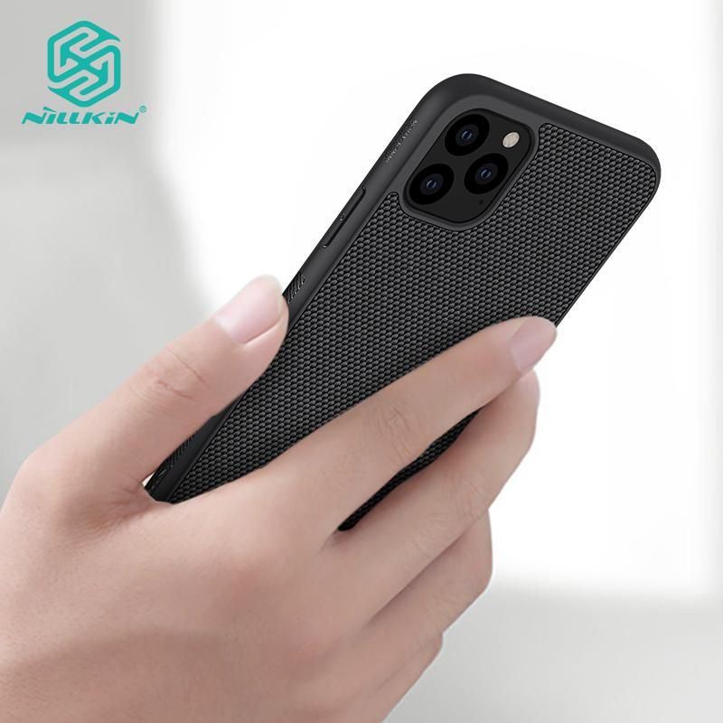 Nillkin for iPhone 11 Pro Case, Textured Cases TPUPC Durable Non-slip Thin and Light Nylon Fiber Back Cover for iPhone 11 Pro(5.8inch )