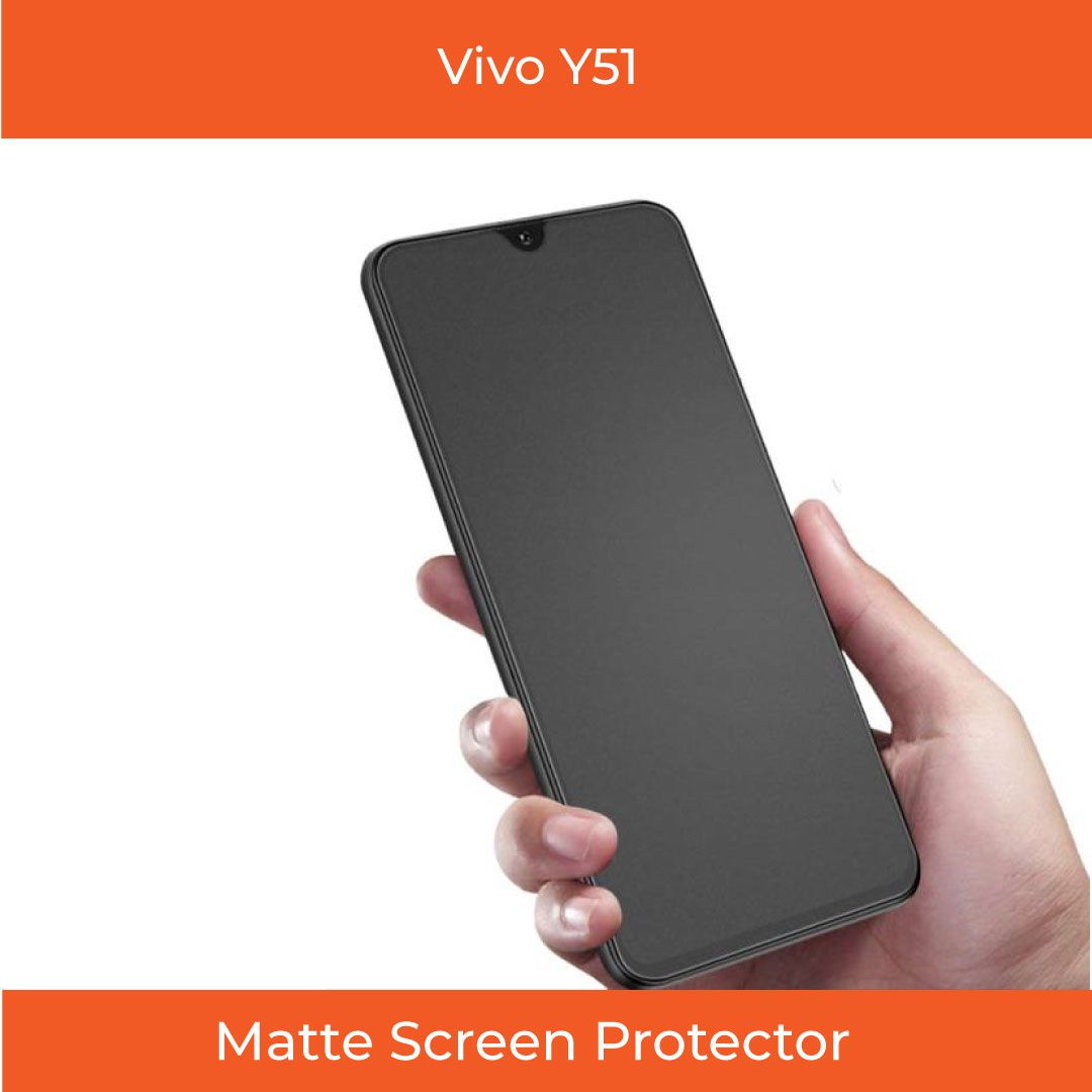 For Vivo Y51  Premium Anti-Fingerprint Matte Matte Gaming and Flexible Tempered Screen Protector