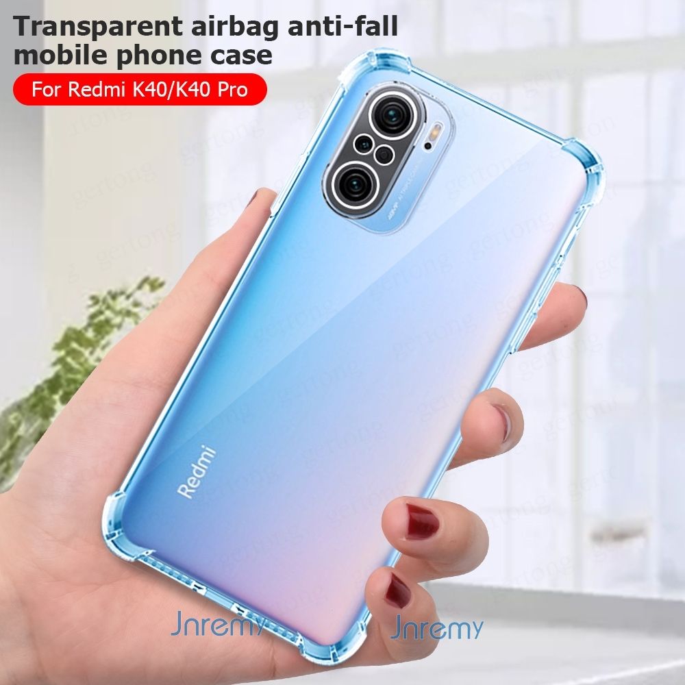 For Xiaomi Redmi K40 / K40 Pro / Poco F3 / Mi 11X Soft TPU Transparent Phone Case Protective Back Cover