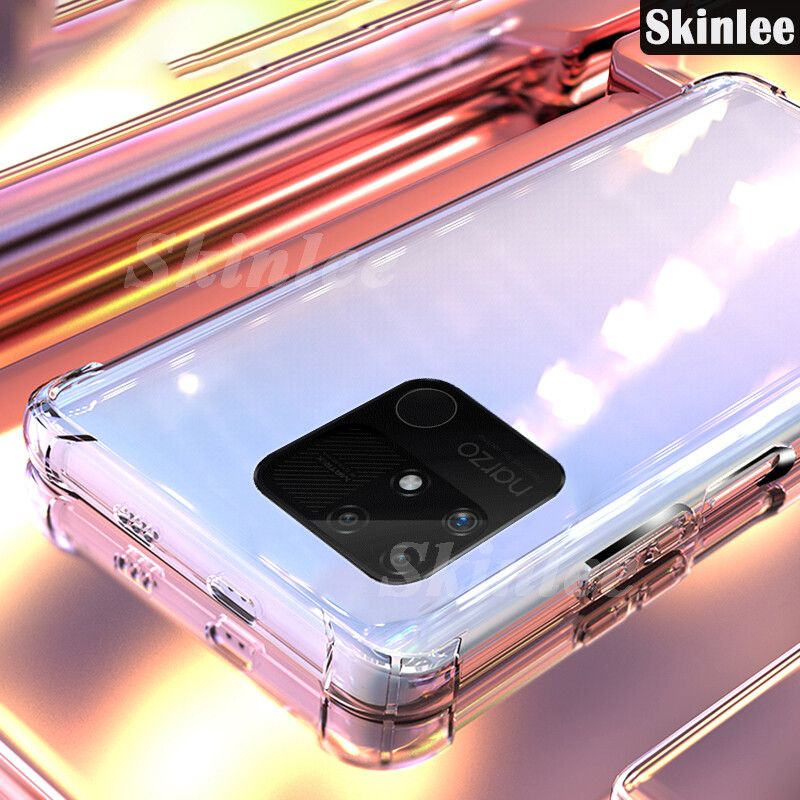 Phone Case for Realme Narzo 50A Shockproof Silicone Clear Casing for Realme Narzo 50A Transparent Protective Cover case For girls and Boys