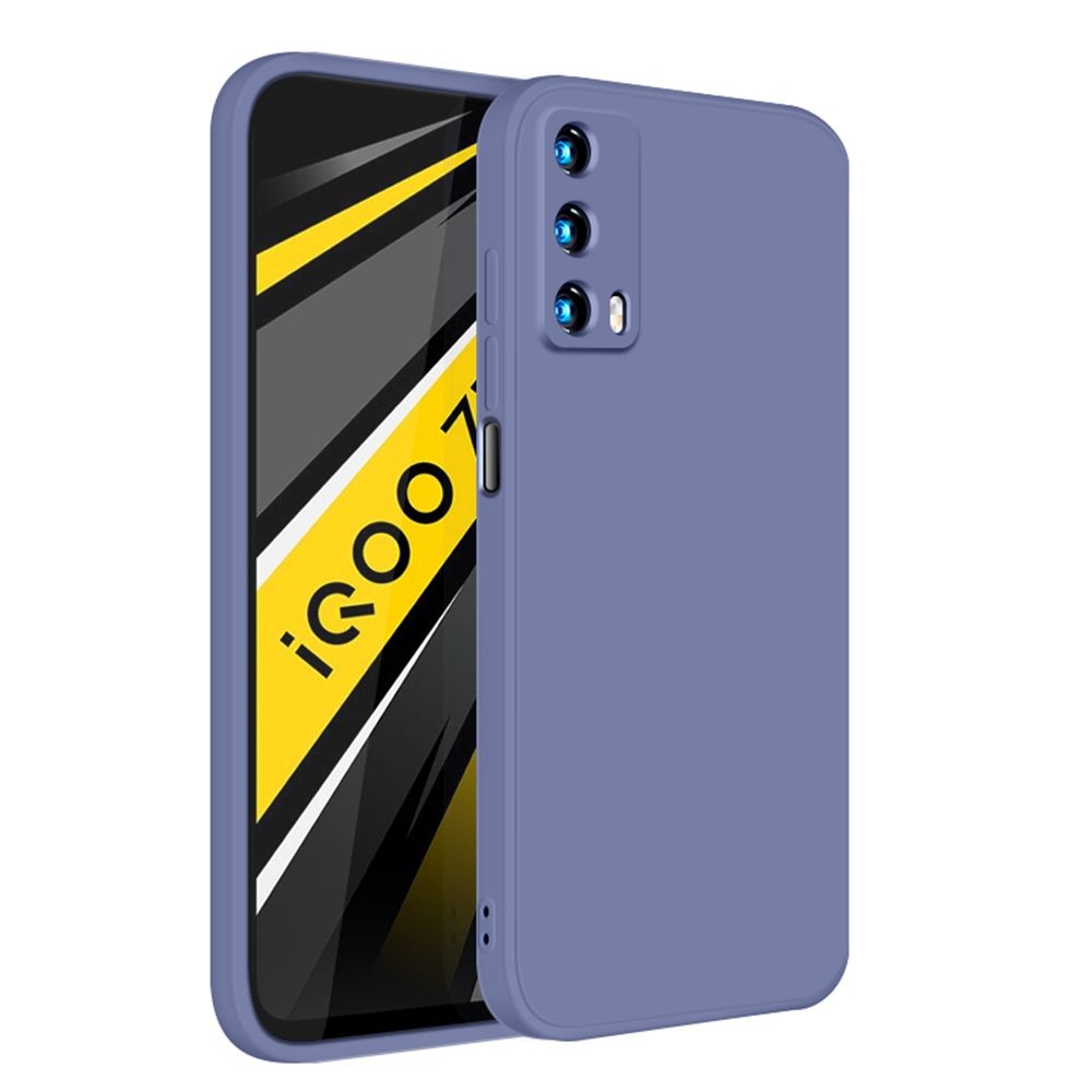 For VIVO IQOO Z1X Silicone Case Slim Liquid Silicone Gel Rubber Shockproof Anti-Scratch Protective Cover