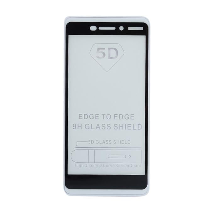 5D 9H Tempered Glass Screen Protector for Nokia 6 (2018) -Black