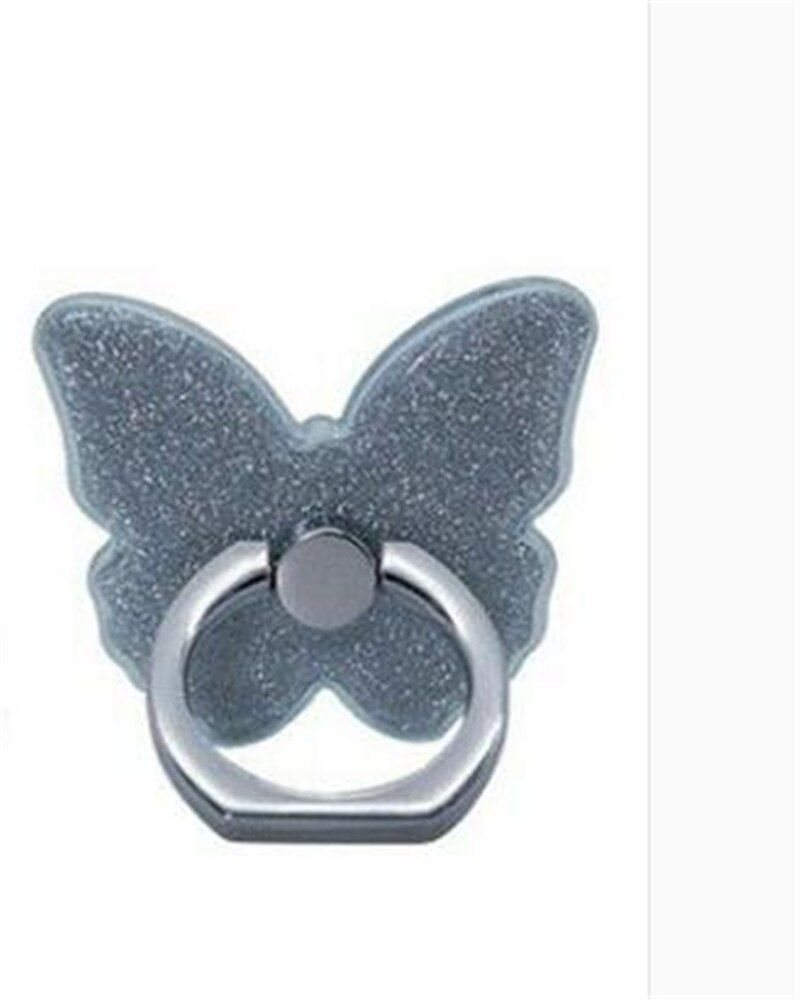 360 Degree Shinning Butterfly Finger Ring Universal Animal Smartphone Stand Holder Mobile Phone Holder Stand For All Phone